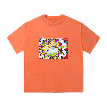青蕉嚇親貓-純棉Washed Tee