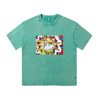 青蕉嚇親貓-純棉Washed Tee