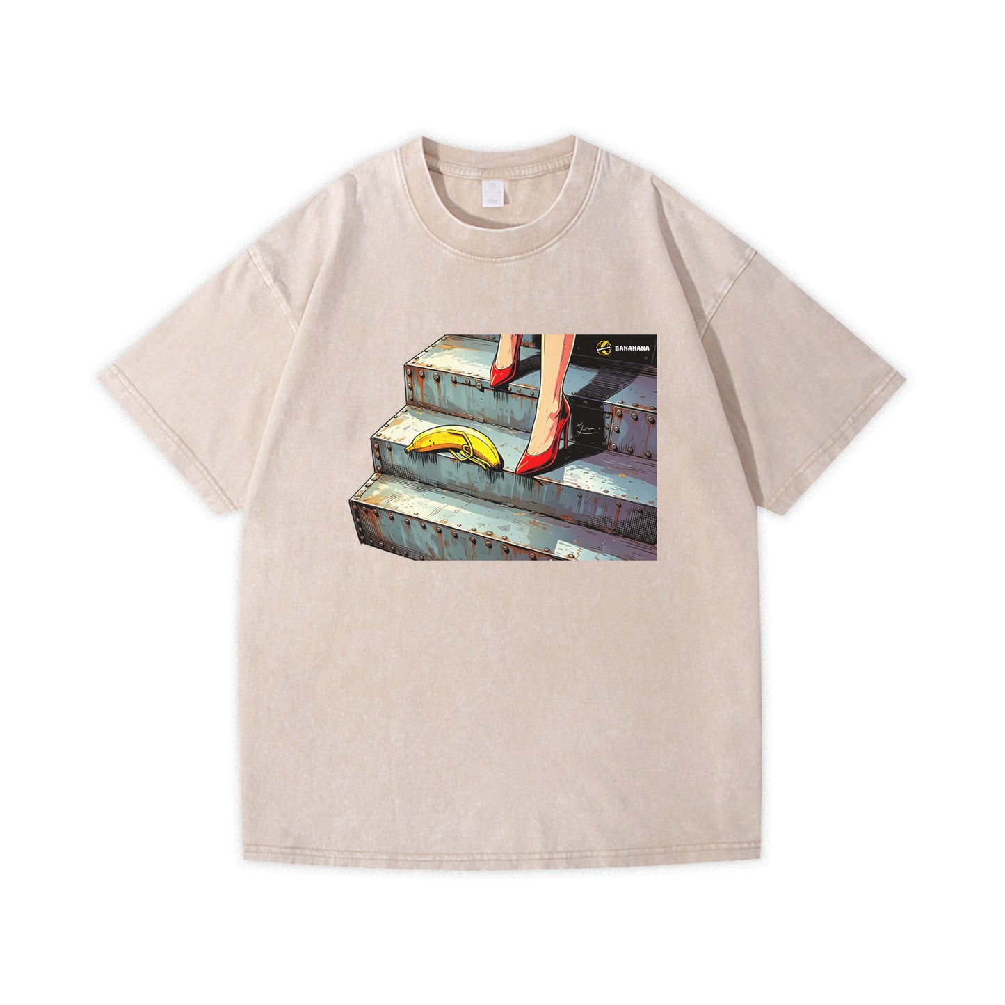 生蕉唔攔路-純棉Washed Tee