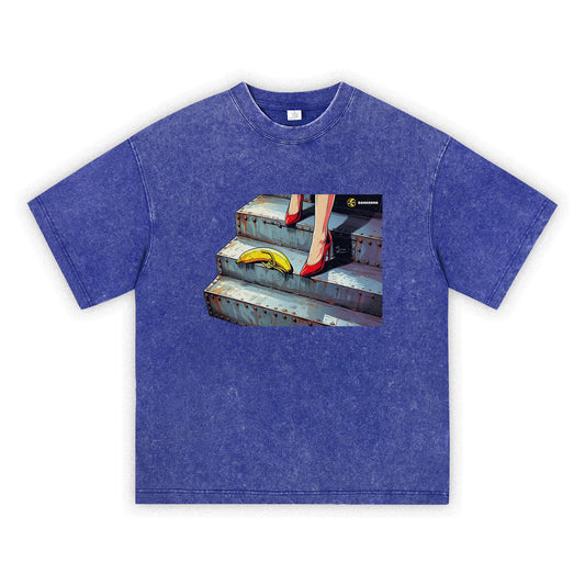 生蕉唔攔路-純棉Washed Tee