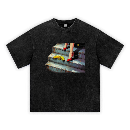 生蕉唔攔路-純棉Washed Tee