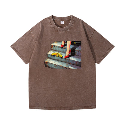 生蕉唔攔路-純棉Washed Tee